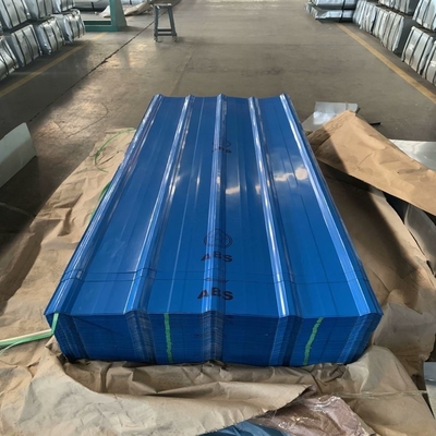 認証 ISO 0.1mm-1.2mm PPGI 屋根用 プリペイント 瓦解鋼 屋根板
