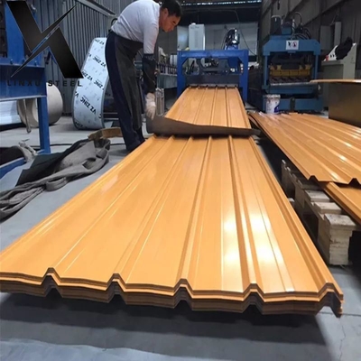 カラーコーティングされたゴルフテッド屋根 ガルバン化シート金属屋根/Giゴルフテッド鋼板