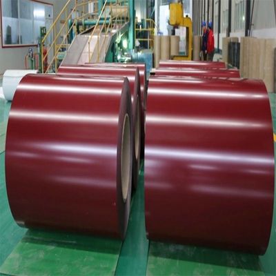 BS 標準 冷式ロール PPGI PPGL 色前コーティング 鋼コイル 0.12-1.5mm 厚さ