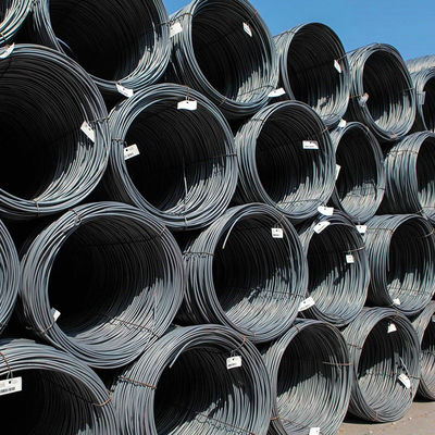 5.5mm 6.5mm ホットロール SAE1008 ローリング重量1.8-2.4トンの炭素鋼鉄ワイヤストッド