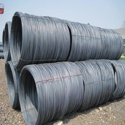 5.5mm-12.0mm ホットロールワイヤローッド Q195/Q235 鉄鋼鉄筋 建設用ロープ