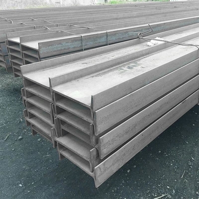 ASTM A36 スチールプロフィール 工業用用 熱巻きガルバン化 溶接式Iビーム