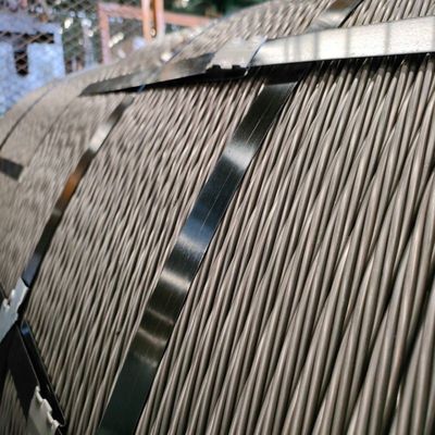 12mm 1X7 1X19 CIF決済期限でケーブルウェイのための円筒糸の鋼鉄ロープ