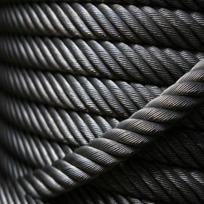 1.0mm-120mm エレベーター 滑らかな表面の鋼鉄ロープ