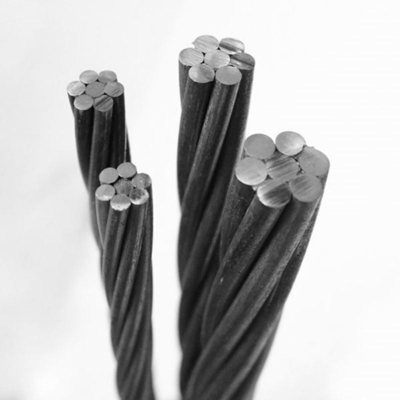 容量 1% 覆い付いた 鋼鉄線ロープ 1.0mm-120mm FOB付与