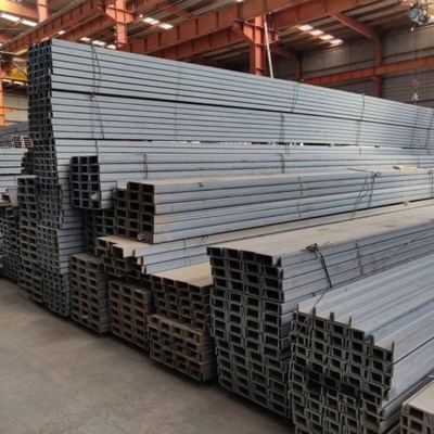 BS 標準 5-12m 長さ ASTM A36 工業用鉄鋼Cチャネル