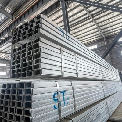 BS 標準 5-12m 長さ ASTM A36 工業用鉄鋼Cチャネル