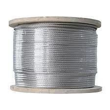 非合金 35wx7- 24mm クレーン用の螺旋表面鋼鉄ワイヤロープ