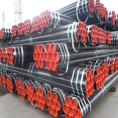 2-48インチ API5L Sch 40 Sch 80 Sch120 黒色塗装鋼シームレスパイプ 炭素鋼管