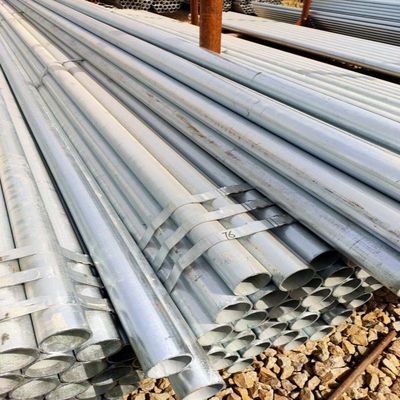ホットDIP Giシームレスガルバン化丸い鋼管 ASTM A106 Sch 40 ERW Gi鉄管フォブ