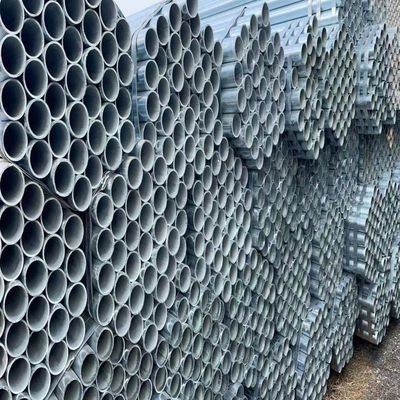 ホットDIP Giシームレスガルバン化丸い鋼管 ASTM A106 Sch 40 ERW Gi鉄管フォブ