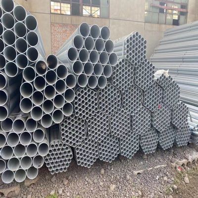 ホットDIP Giシームレスガルバン化丸い鋼管 ASTM A106 Sch 40 ERW Gi鉄管フォブ