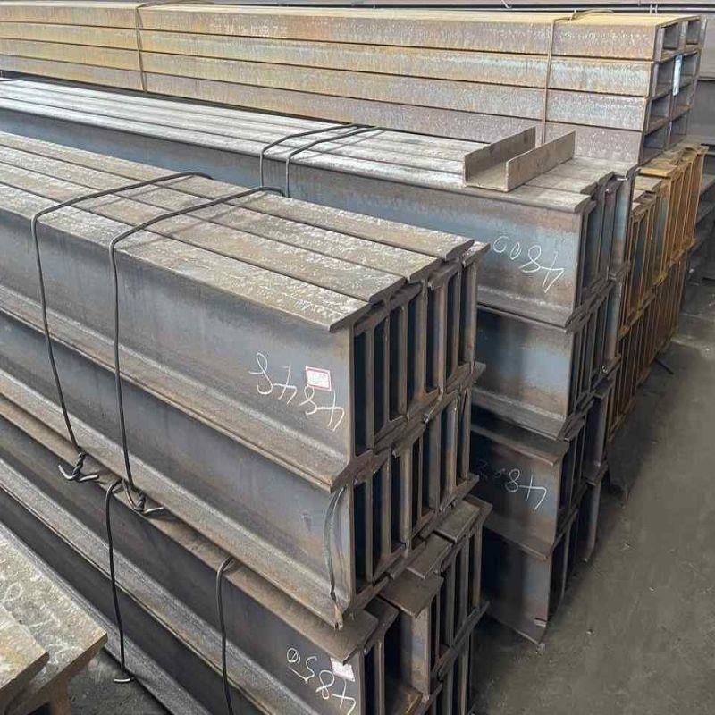 Q235B Q345b I ビーム 16mn チャネル鋼 鋼筋構造鋼 ASTM A36 A992 ホットロール 溶接 ユニバーサル ビーム
