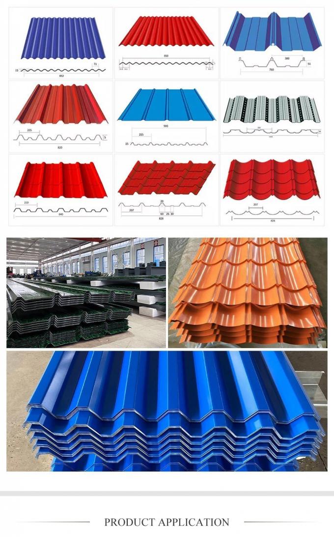 Corrugated Roofing Sheet That Ral Code No. or Customer′ Color Sample